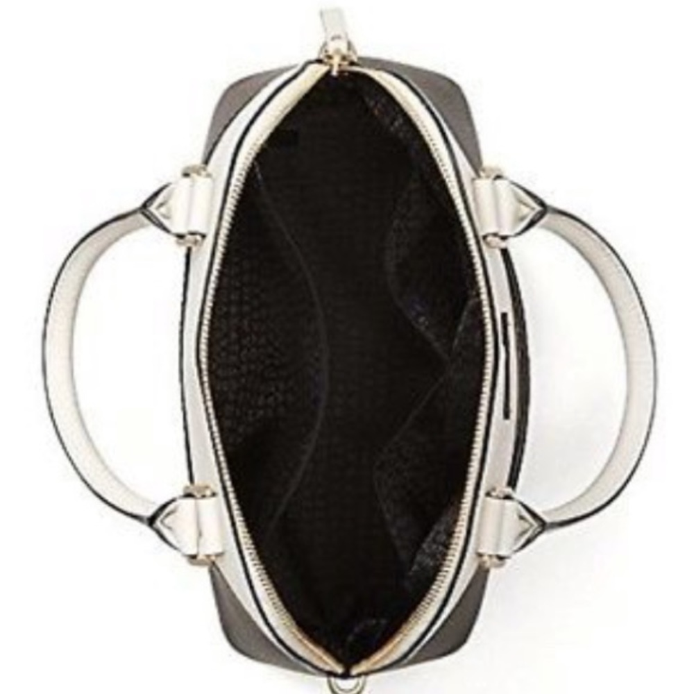 Kate Spade ♠️ NWT Black & White Satchel Bag - Picture 3 of 8